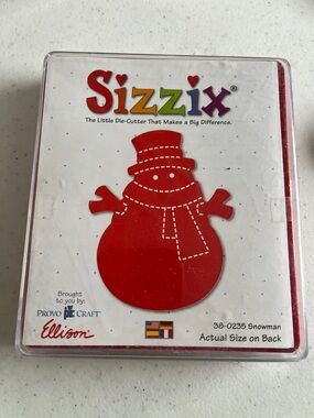 Sizzix Snowman Craft Die (38-0235)